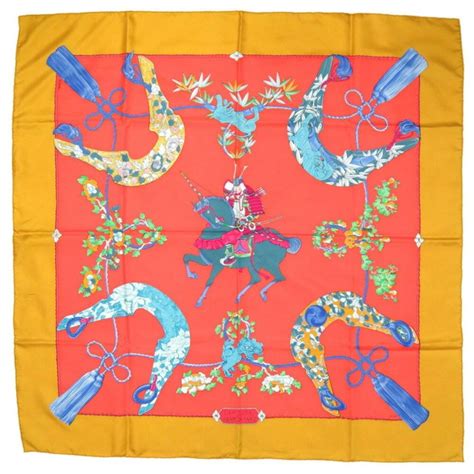 hermes samurai silk scarf|Hermes Samourai .